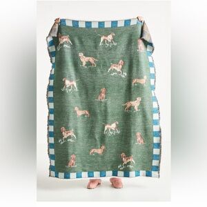 NWT Anthropologie Viral Dog throw blanket